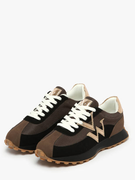 Sneakers Pia Vanessa wu Zwart women BK2623NR ander zicht 2